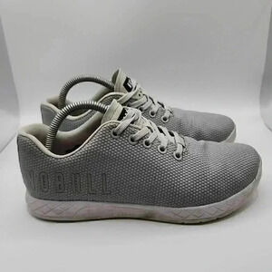 NoBull Unisex Super Fabric Low Top Trainer Shoes Light Gray Size Men 5.5 Women 7